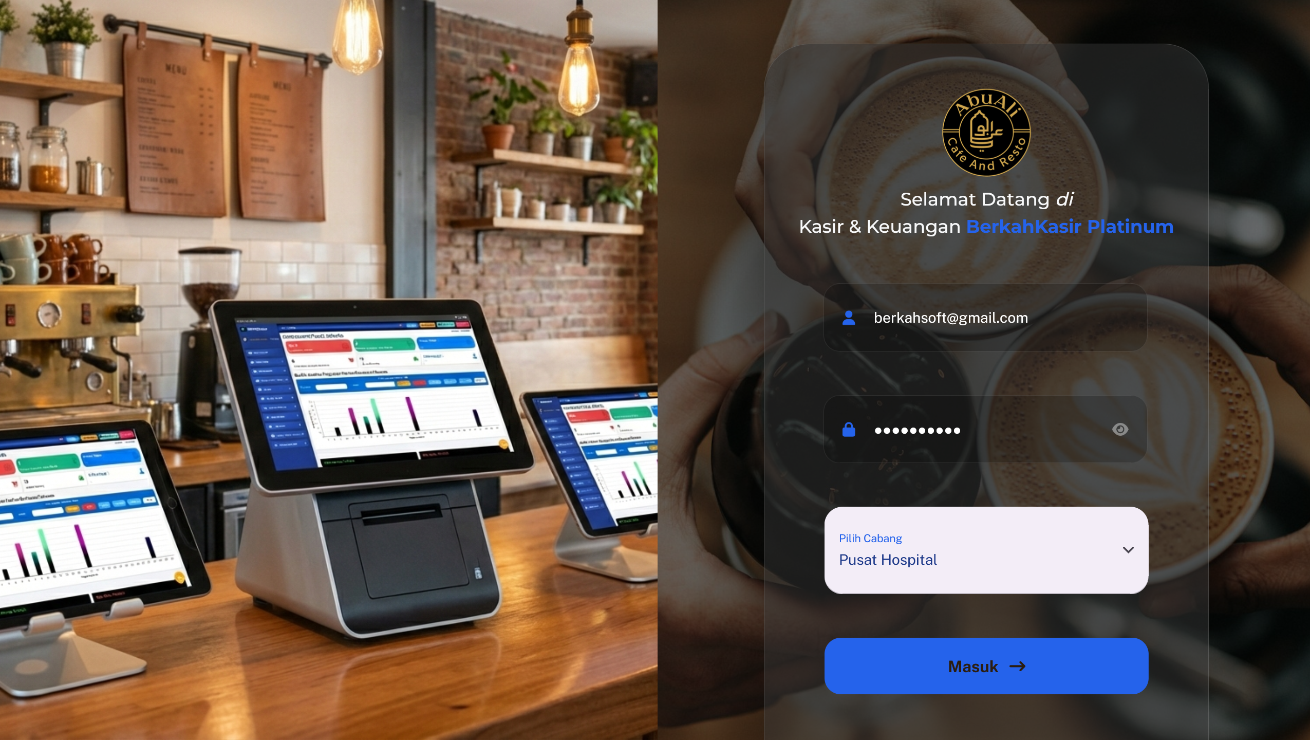 Berkah Kasir Login